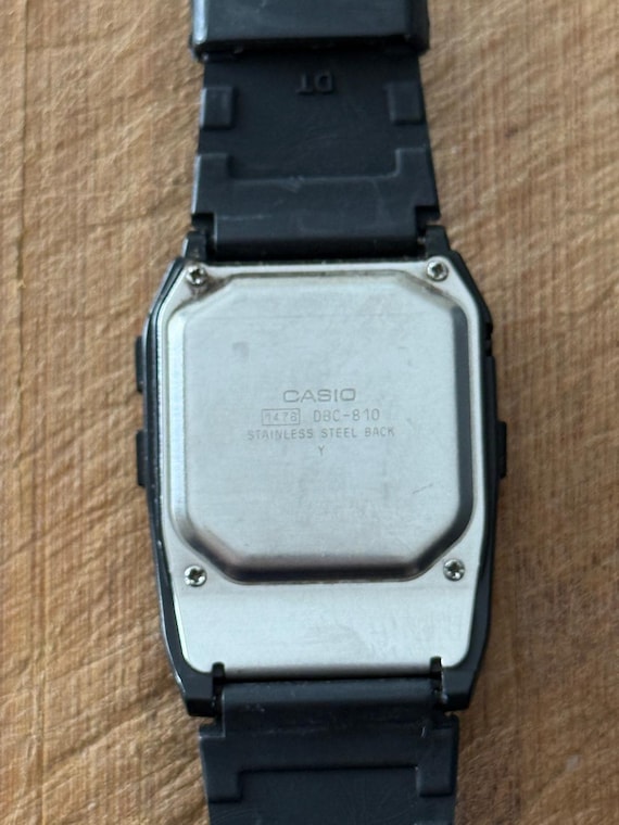 Vintage CASİO DBC-810/calculator/hours/data bank/… - image 7