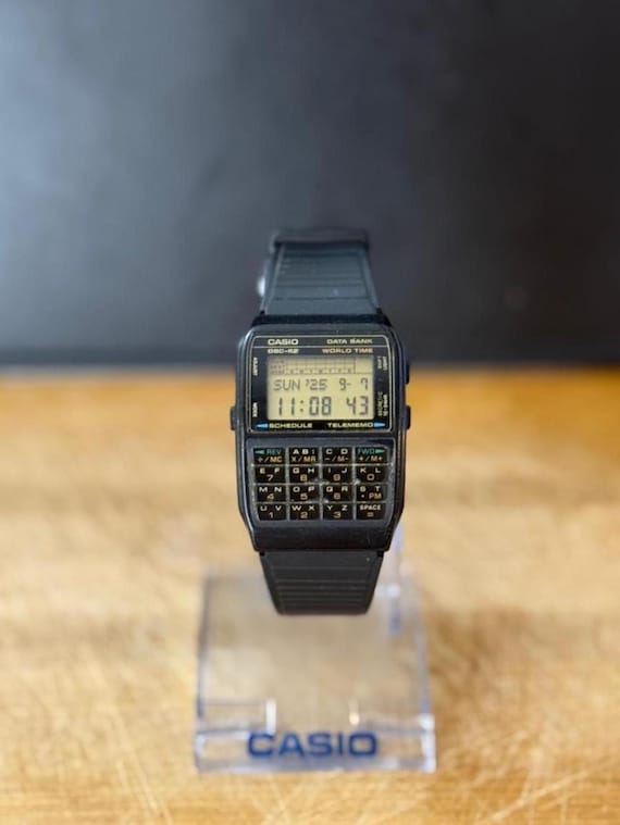 CASIO DBC-62 DATA BANK デジタル腕時計 Vintage CASİO DBC-62 - Etsy