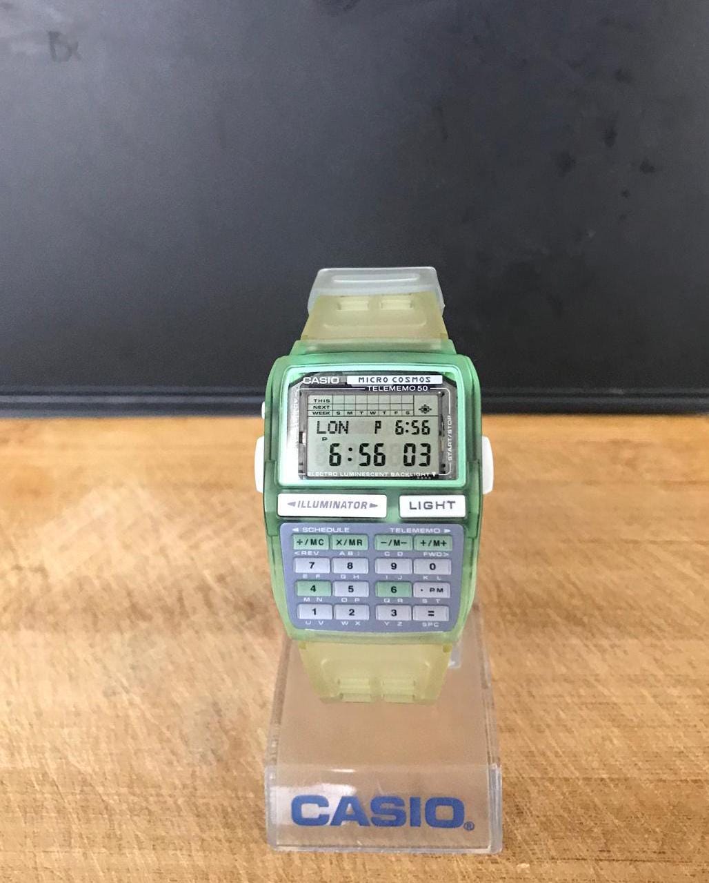 時計 CASIO DATA BANK micro cosmos Casio Data Bank Micro Cosmos DBC Vintage Digital Calculator