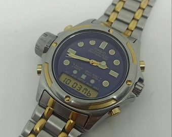 Vintage CASIO 1985 AW 700 Vintage horas banco de datos reloj para hombre digital dia del padre regalo Etsy Espana