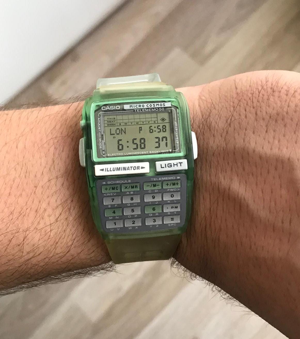 CASIO CASIO DBC-63 MICRO COSMOS 腕時計 Vintage CASIO 1985 DBC-63 Micro Cosmos/1980s/digital