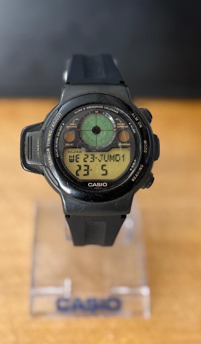 OA機器 CASIO PCP-300 CASİO Cpw-300/vintage/data Bank/hours/mens Watch - Etsy