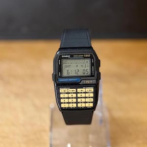 Vintage CASİO DBC-150/1980/calculator/hours/data bank/mens watch/gift