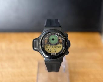 Vintage Casio BP-100 Blood Pressure Monitor Digital Watch 1980s