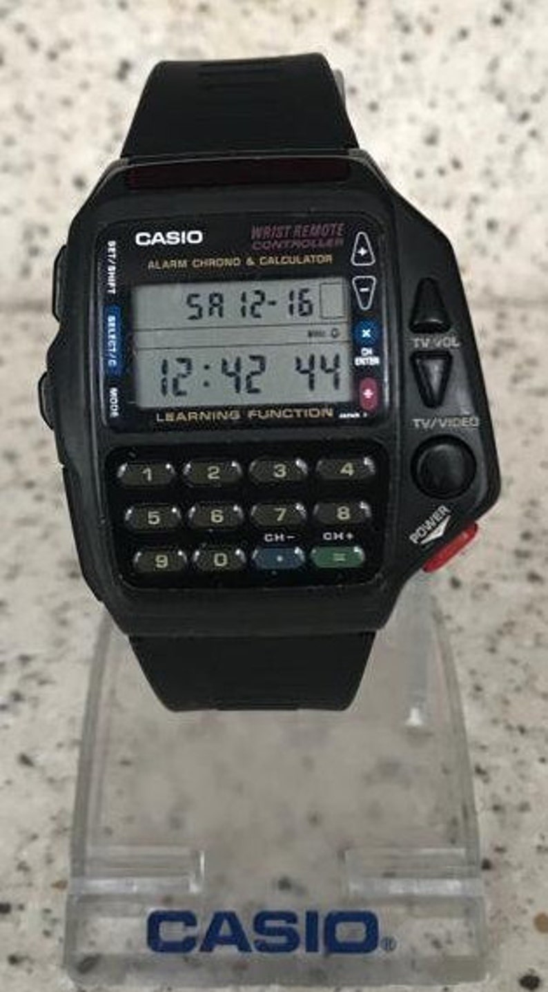 Casio Cmd40b TV Remote Control Watch/clock/remote Control Etsy