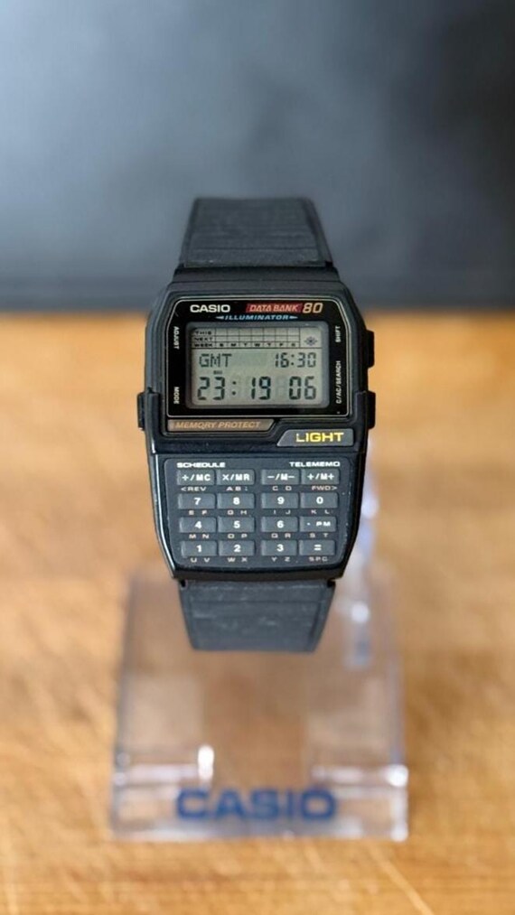Vintage CASİO DBC-810/calculator/hours/data bank/… - image 9