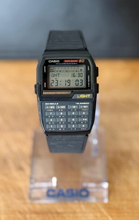 Vintage CASİO DBC-810/calculator/hours/data bank/… - image 5