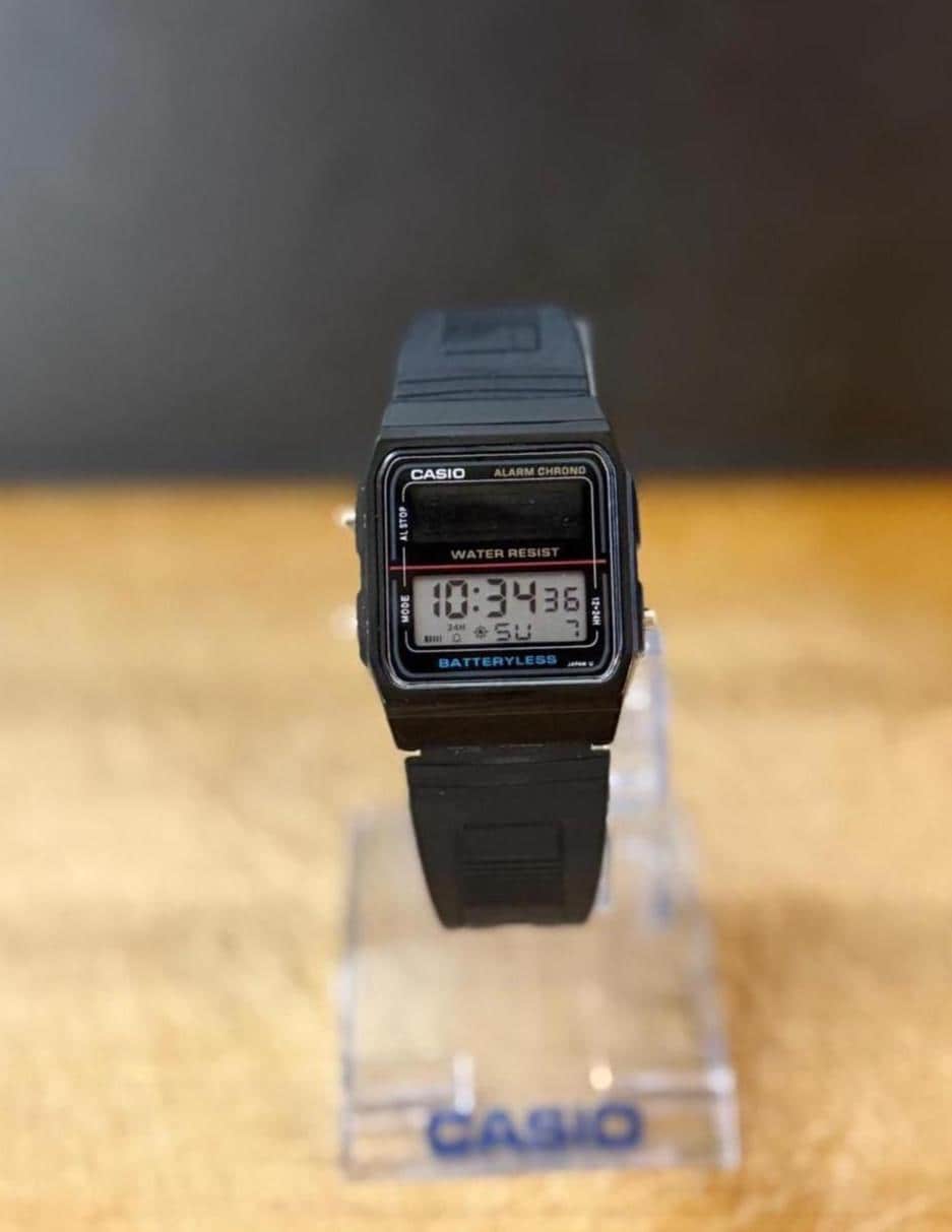 【美品】AL-190W カシオ ソーラーデジタル バッテリーレス◇黒 腕時計 美品】AL-190W カシオ ソーラーデジタル バッテリーレス◇黒