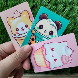 Fundas para tarjetas bonitas, paquete de 3, fundas para tarjetas de crédito, fundas para tarjetas de débito, fundas para tarjetas de identificación, fundas para tarjetas, pegatinas para tarjetas, con chip o sin chip
