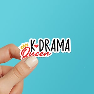 K-Drama Queen Sticker, K-drama Sticker, Korean Drama Stickers, Korean Romance, Korean Stickers, Waterproof Sticker,  Kpop, BTS, Blackpink