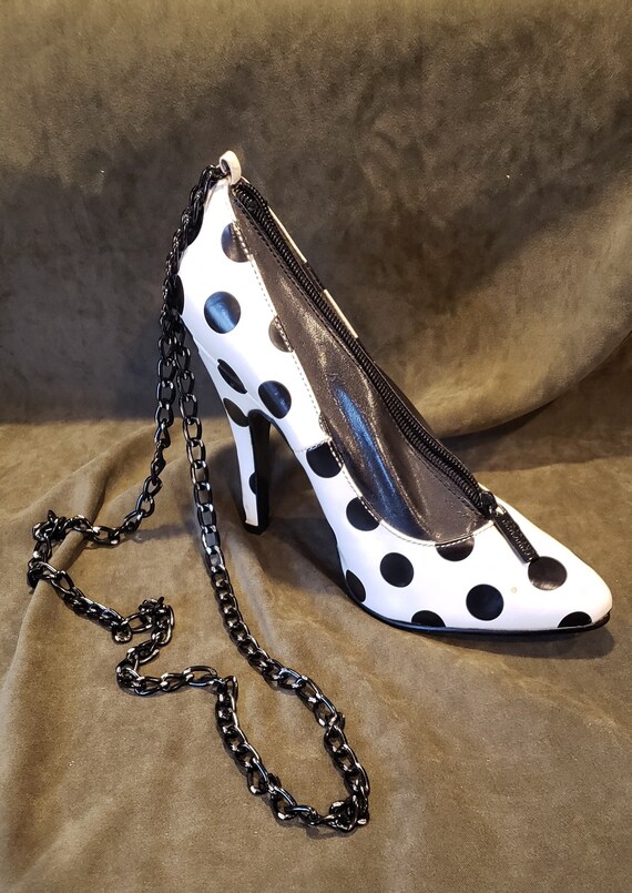 High heel sales shoe purse