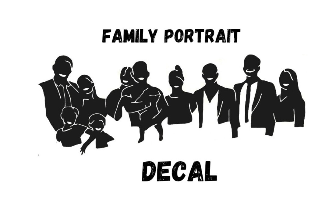 Custom Photo Sticker, Family Portrait Sticker, Waterproof Photo Sticker ...