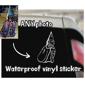Custom photo sticker, personalized sticker, waterproof sticker, custom vinyl decal, photo gifts,cheap birthday gift, gifts for him,Christmas
