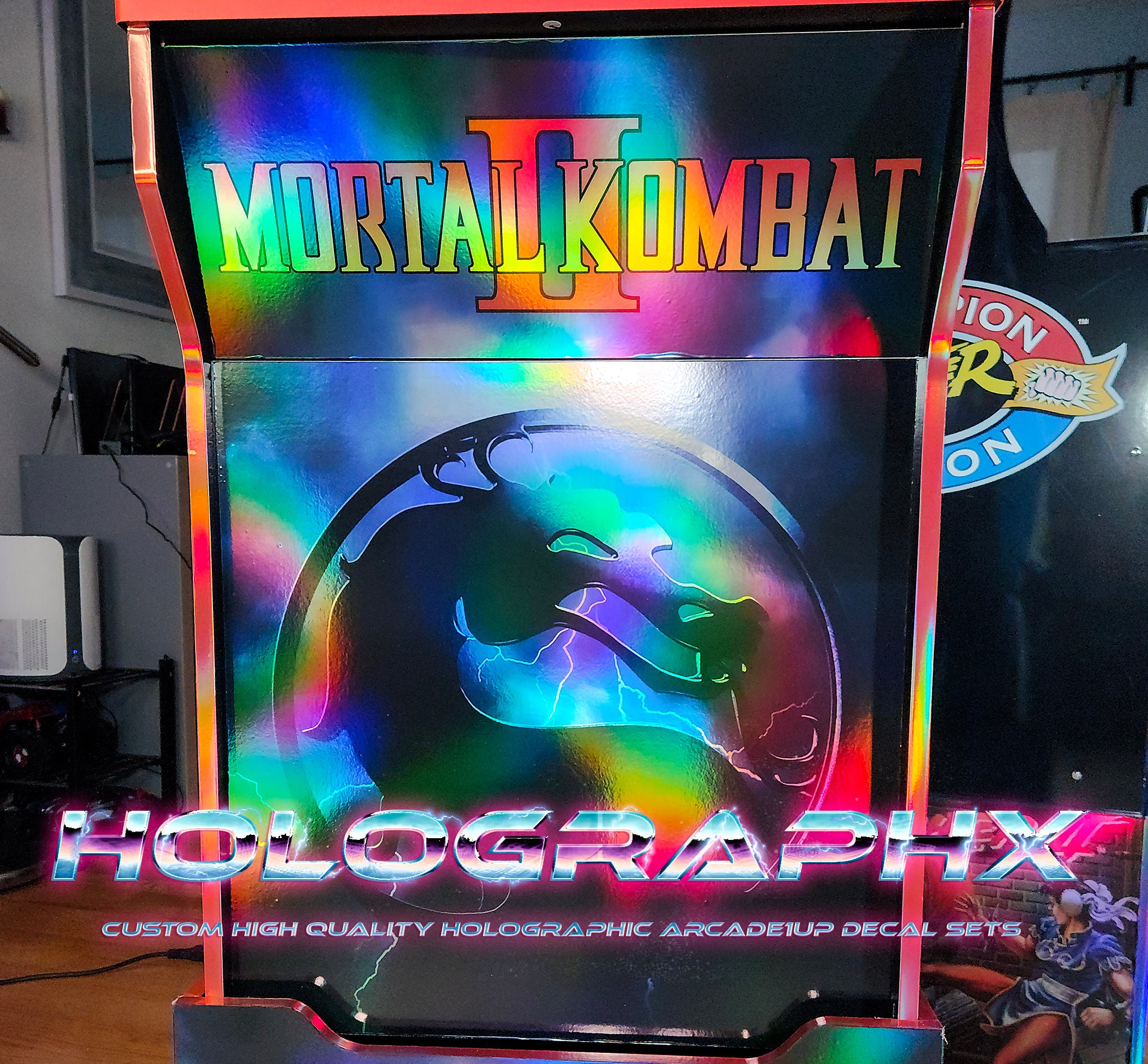 Retro Mortal Kombat II Arcade Character Select Screen Posters 12 5x7  Individual Portraits 