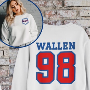 Morgan Wallen Sweater, Wallen shirt, morgan wallen sweatshirt, Wallen 98, country music gift, gift for her, morgan wallen lyrics