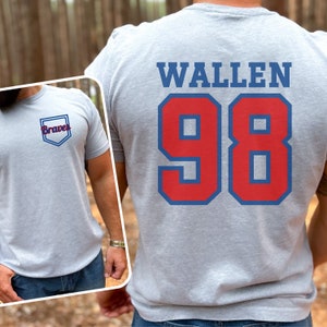 Morgan Wallen 98 Braves Shirt, Wallen shirt, Morgan Wallen t-shirt, 98 Braves, Country music gift, Morgan Wallen shirt for concert