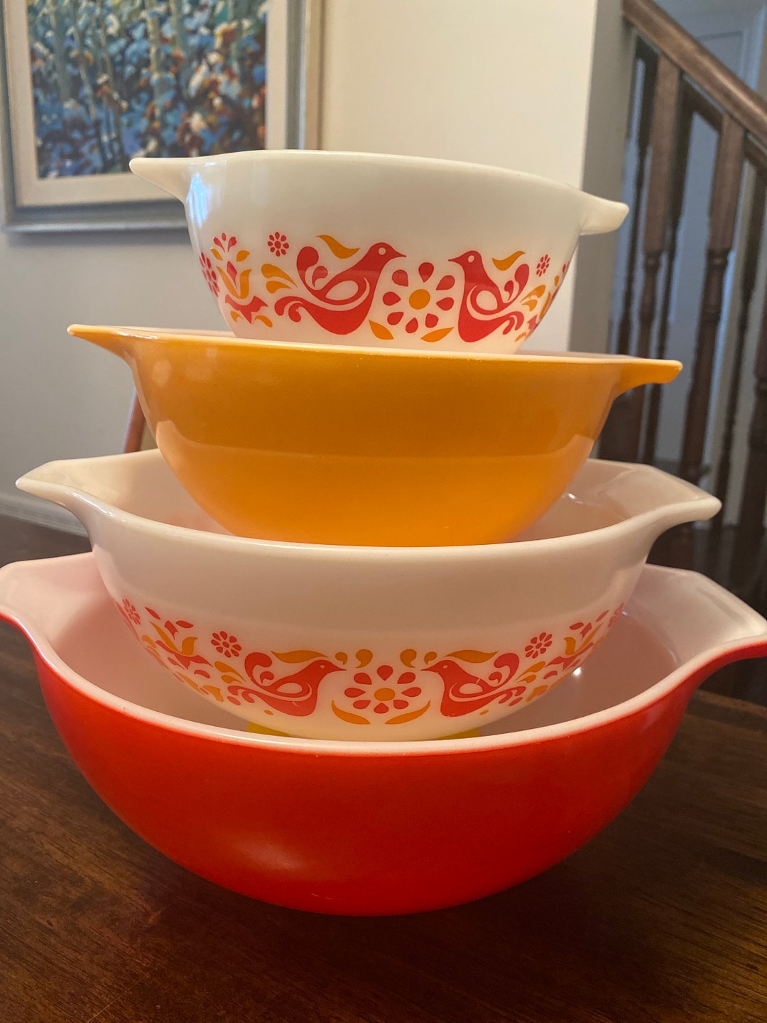 Pyrex Friendship Pattern Cinderella Bowls - Etsy