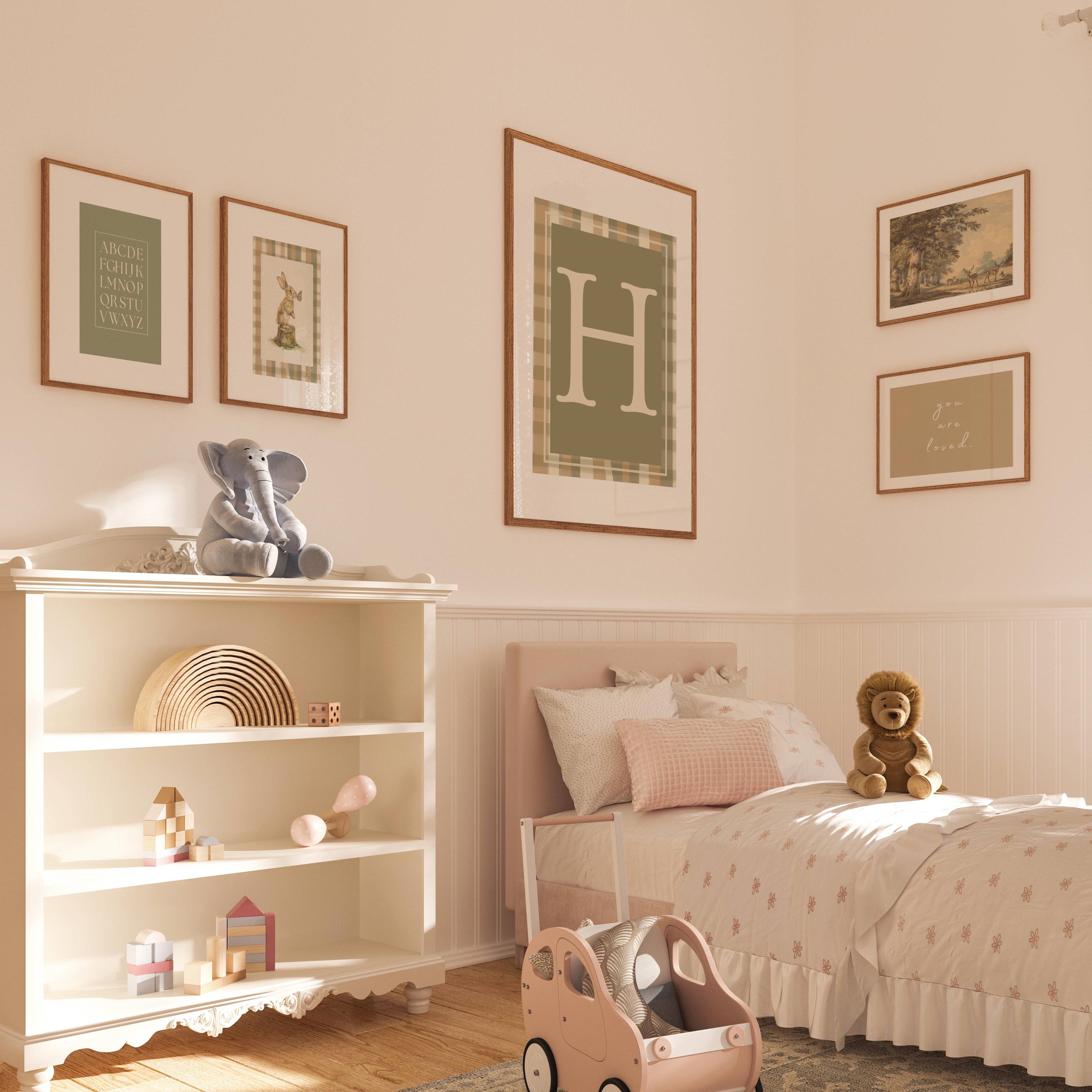 Vintage Animal Nursery Prints: Woodland Nursery Wall Art Vintage Boy ...