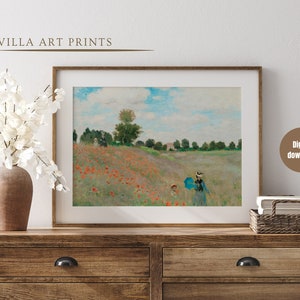 Vintage Landschaftsmalerei Printabel, bunte Landschaftsbilder, Printabel Landschaft, moderne Kunst, moderne Kunst impressionistisch