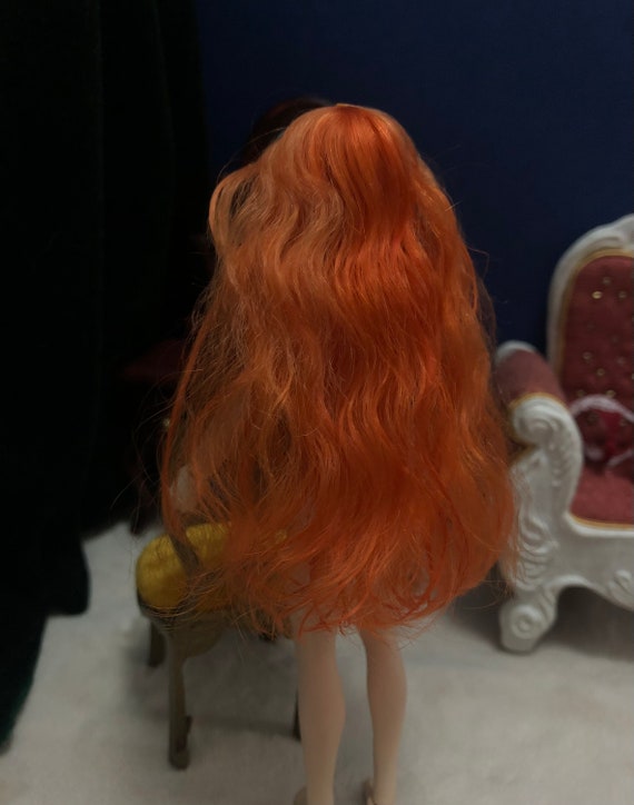 Wig for Phicen Tbleague 1/12 Scale , Natural Hair for Phicen Tbleague Doll  , Heidi Ott Wig, Angora Goat Hair Wig for Heidi Ott Doll 