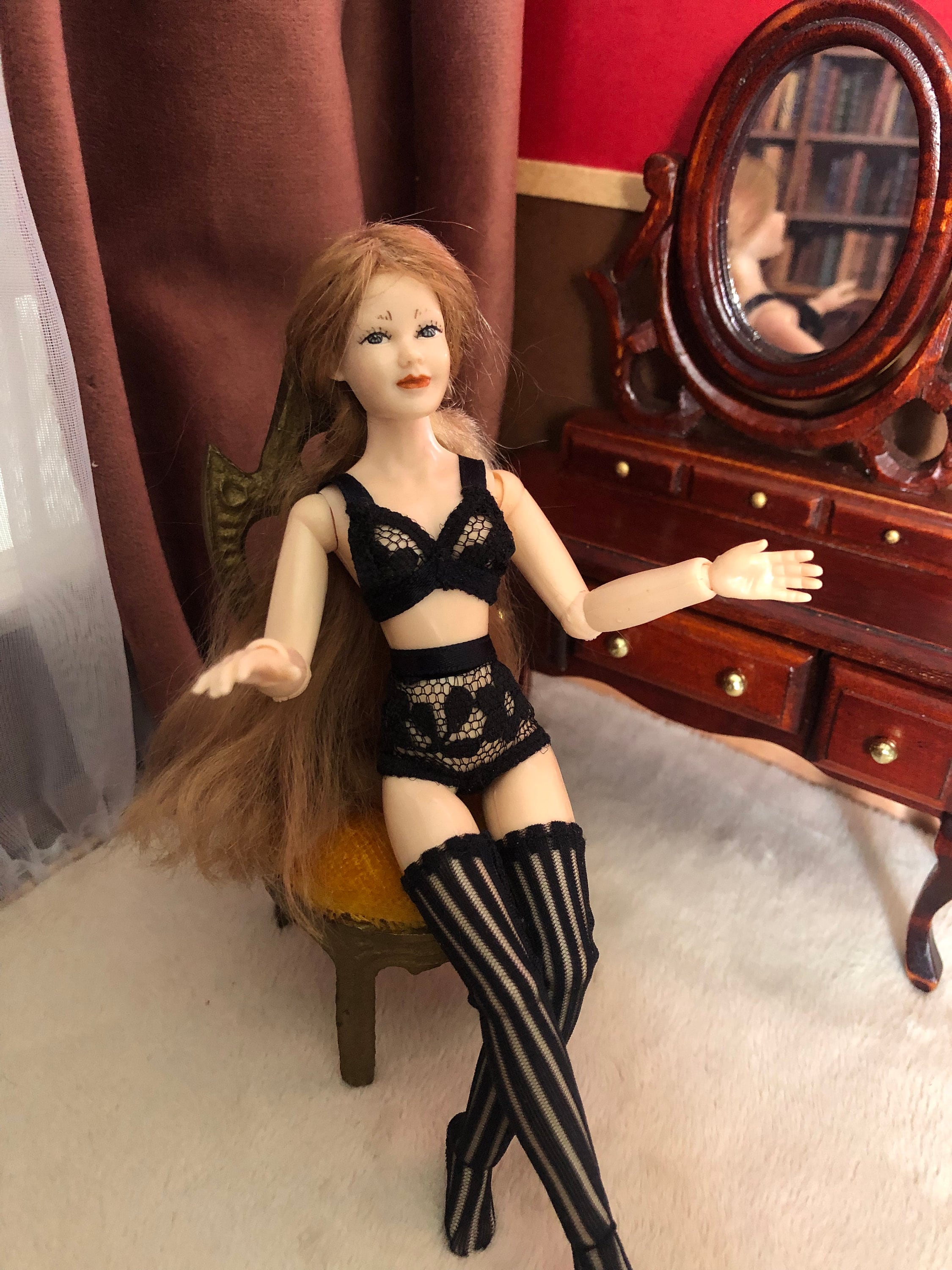 Craftuneed 1:6 handmade 29cm - 30cm height doll lingerie or full lengt –  craftuneed