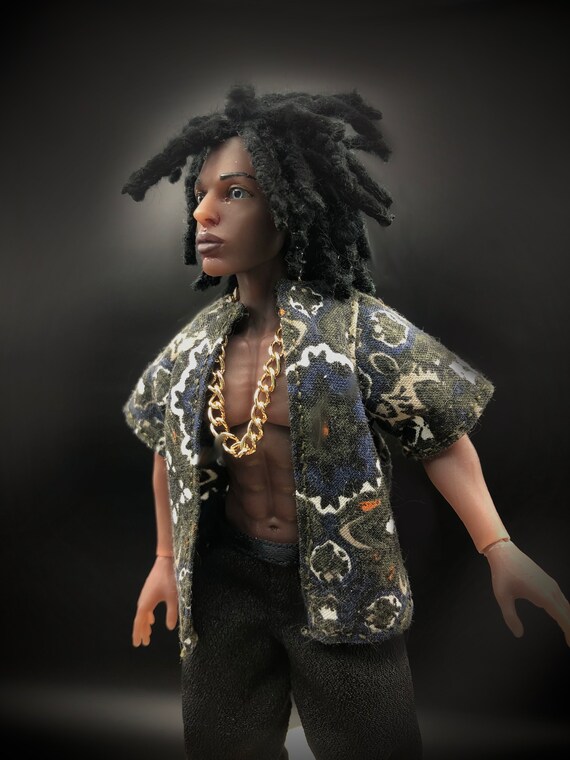Full Set BJD Ball Jointed Doll Boy 1 1214 Cm 5.5inch BJD Doll Male Dark Skin With Realistic Eyes Art BJD Bjd Man With Face Up Etsy Australia