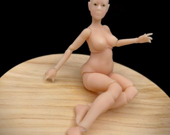Bambola BJD formosa, bambola BJD femminile con snodi sferici, bambola BJD femminile taglie forti con occhi 1/16, 1/12, 1/8, bambola BJD taglie forti, bambola BJD senza trucco