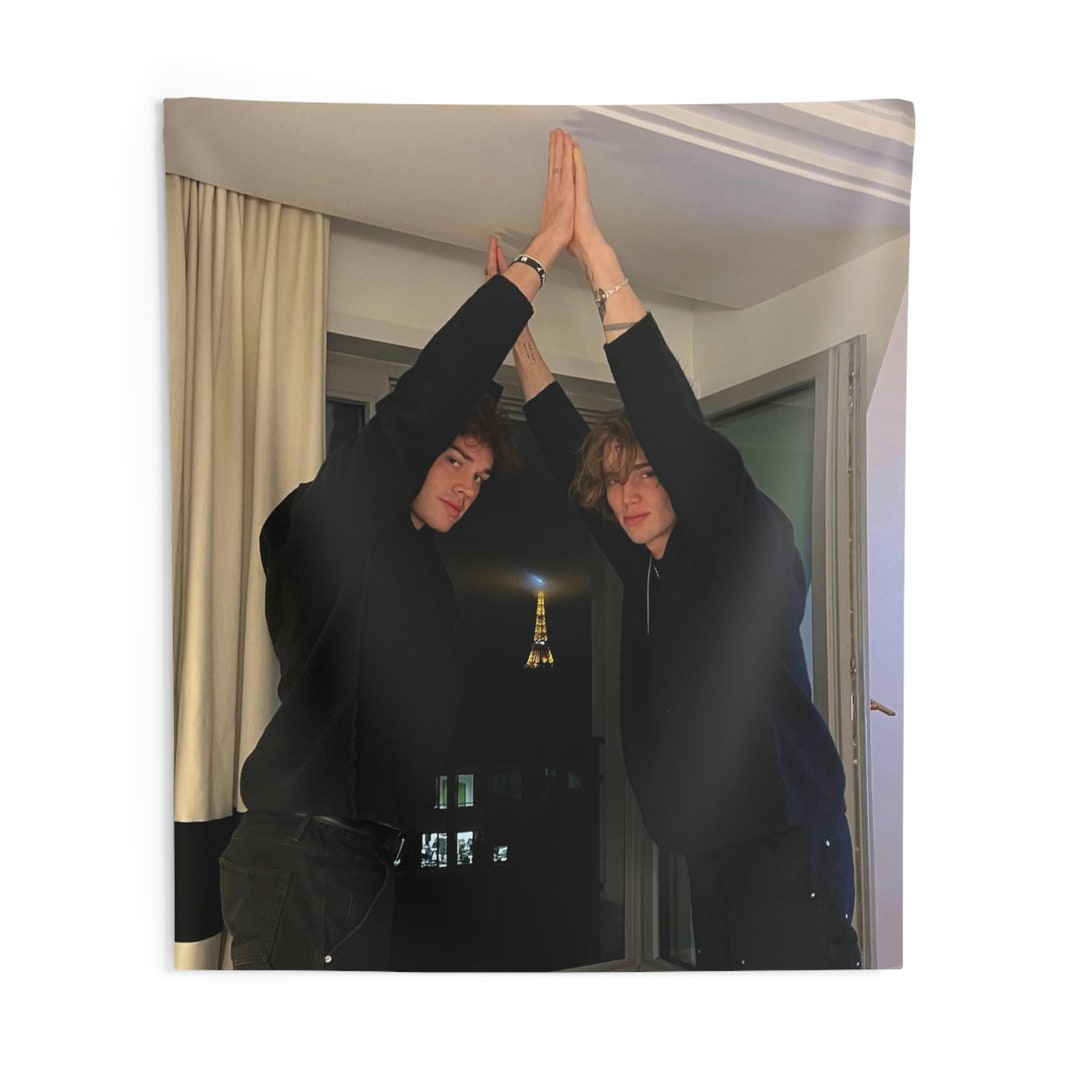 Noah Beck and Vinnie Hacker France Instagram Picture Tapestry Etsy