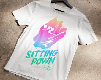 T-shirt gagnant des Jeux olympiques assis