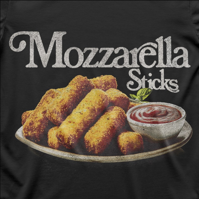 Mozzarella Sticks 90's T-Shirt image 2