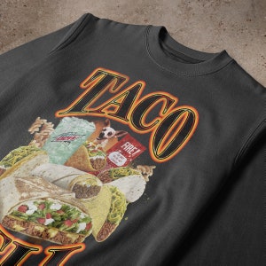 Taco Bell 90's Bootleg Crewneck Sweatshirt