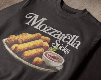 Mozzarella Sticks 90's Crewneck Sweatshirt