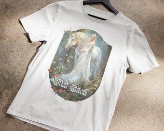 That B Medieval Fantasy Unicorn T-Shirt