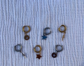 Stainless steel earrings