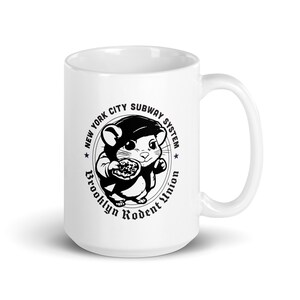 New York City Subway Brooklyn Rodent Union Mug