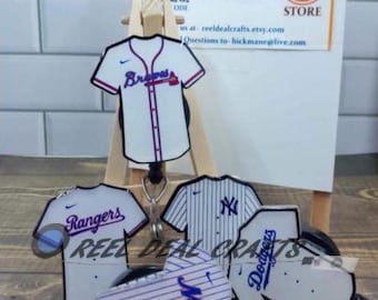 Customize your own Baseball Sports Jersey medical nursing office retractable ID Badge Reel