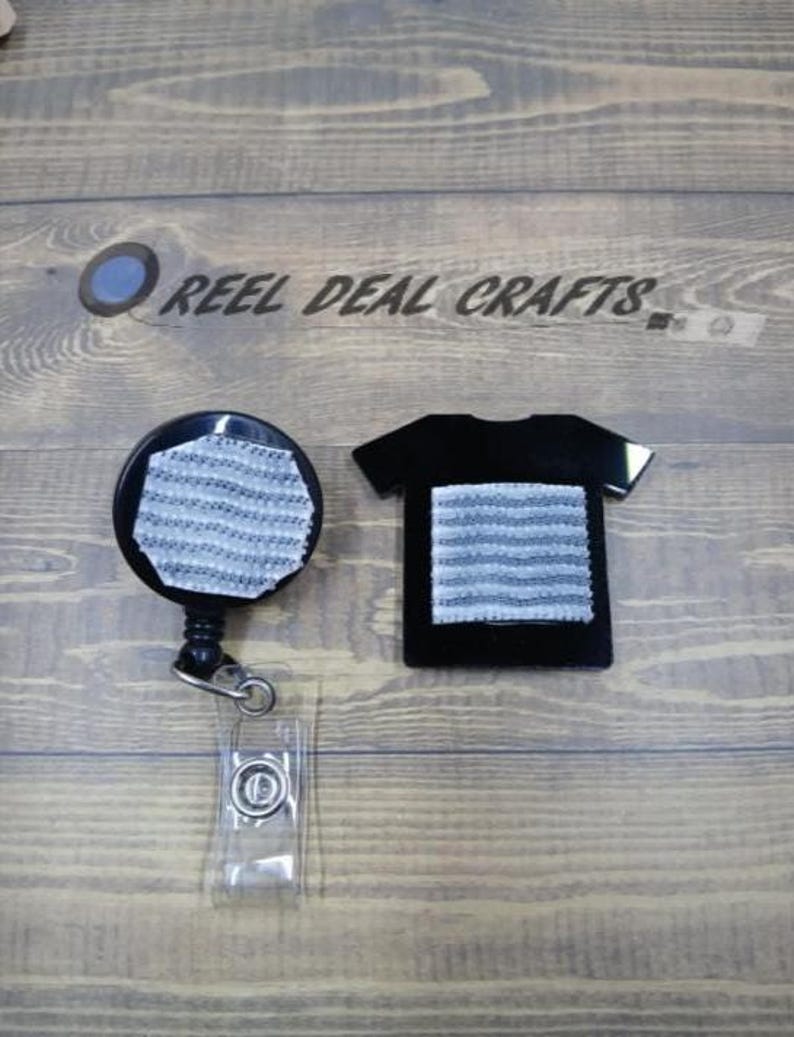 Sports Jersey Badge Reel TJ Watt Pittsburgh Football Inspired Medical Nursing Office Retractable ID Holder image 11
