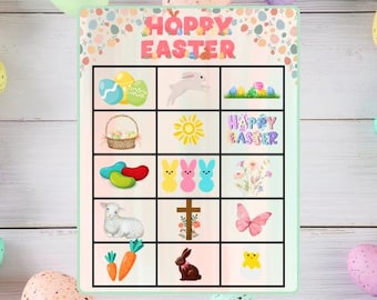 Caça ao Tesouro de Páscoa – Download Digital | Jogo de Páscoa Divertido para Imprimir para Crianças e Famílias