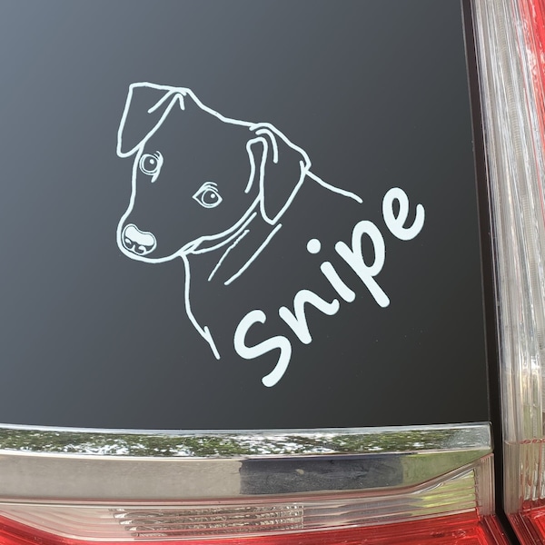 Chiweenie Decal, Chihuahua, Dachshund, Weenie, Car Decal, Car Sticker, Bumper Sticker, Laptop, Tumbler, Window, Fridge, Vinyl.