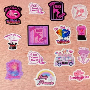 Chappell Roan sticker set die cut waterproof Pink Pony Rise and Fall of Midwest Princess