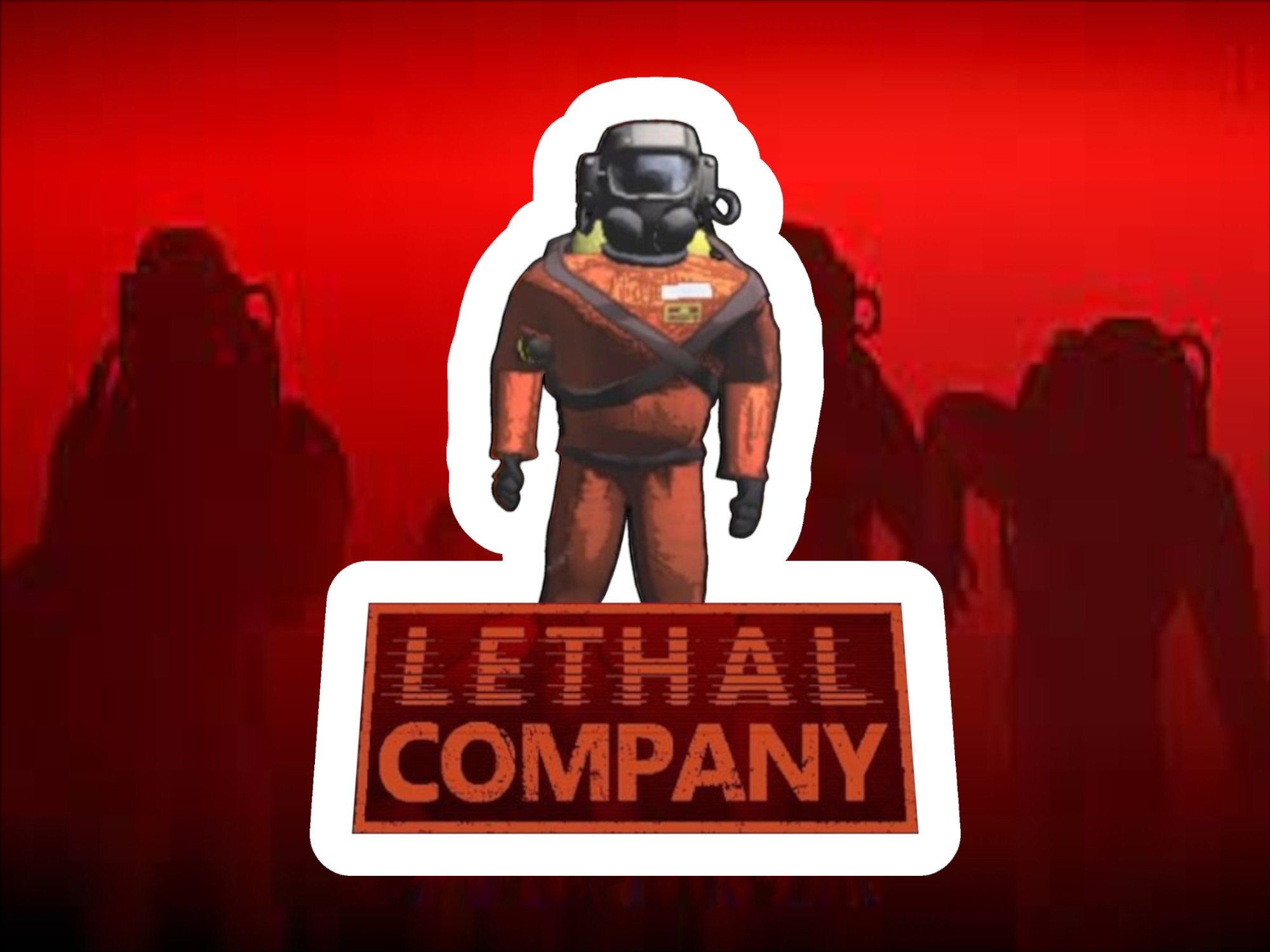 Lethal Company Waterproof Sticker PC Laptop Phone Notebook Gamer Gift ...