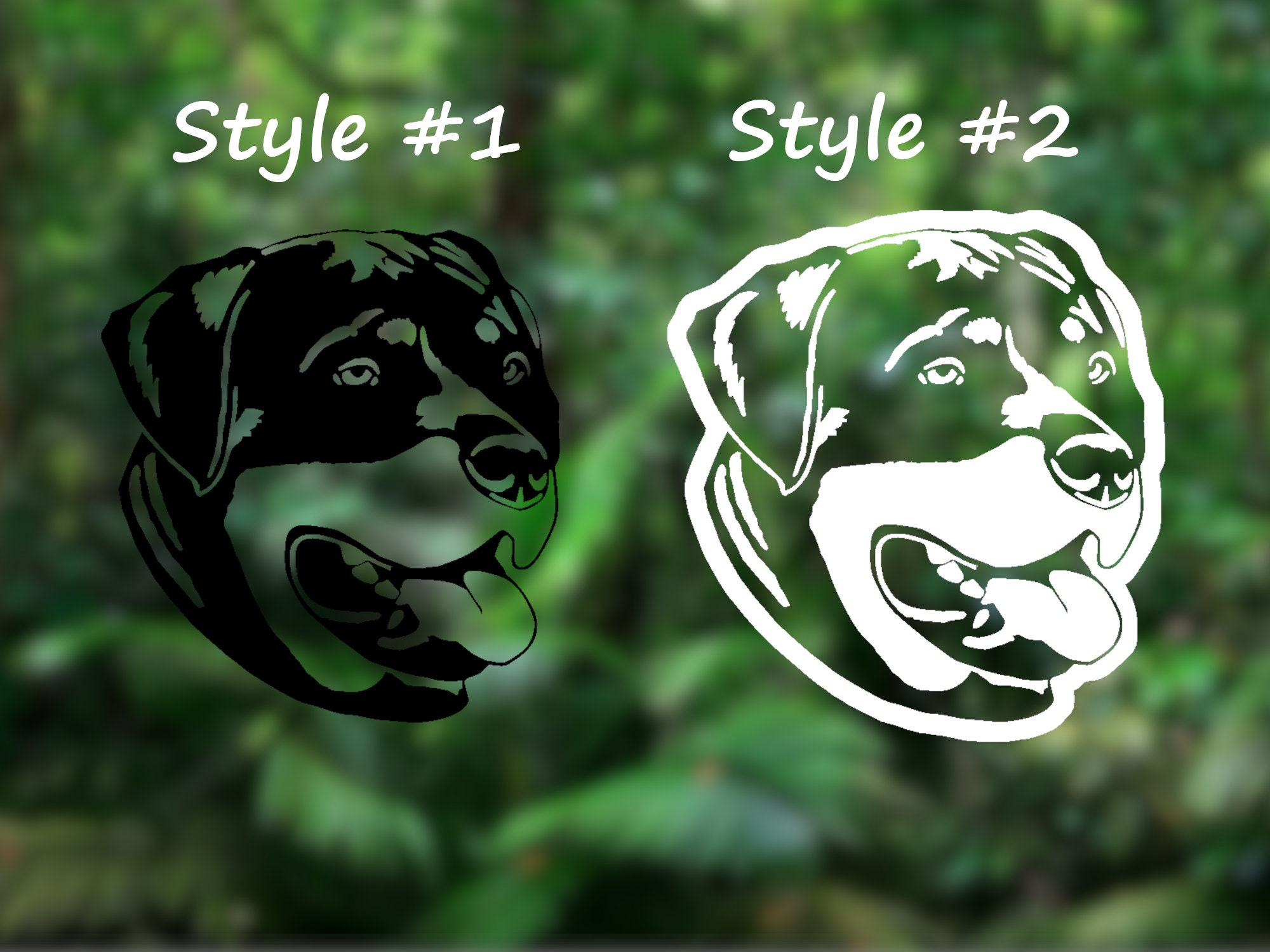Rottweiler Decal, Dog Decal, Dog Sticker, Car Decal, Car Sticker ...