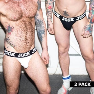 The Signature JOCK Jockstrap By JOCK Party UK – 2 Pack  - White & Black
