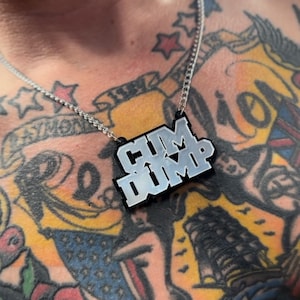Handgemachte Acryl JOCK Tribe Kette und Anhänger