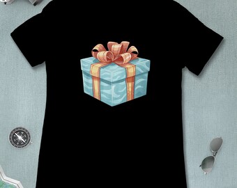 Christmas Present SVG Png Eps, Commercial use Clipart Vector Graphics for Wall Art, Tshirts, Sublimation, Print on Demand