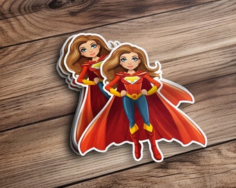 Cartoon Super Woman Hero SVG Png Eps, Commercial use Clipart Vector Graphics for Wall Art, Tshirts, Sublimation, Print on Demand