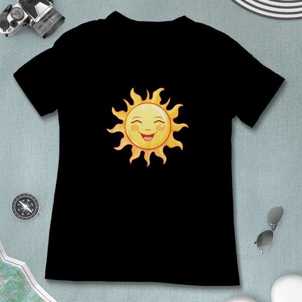 Sun Face SVG Png Eps, Commercial use Clipart Vector Graphics for Wall Art, Tshirts, Sublimation, Print on Demand
