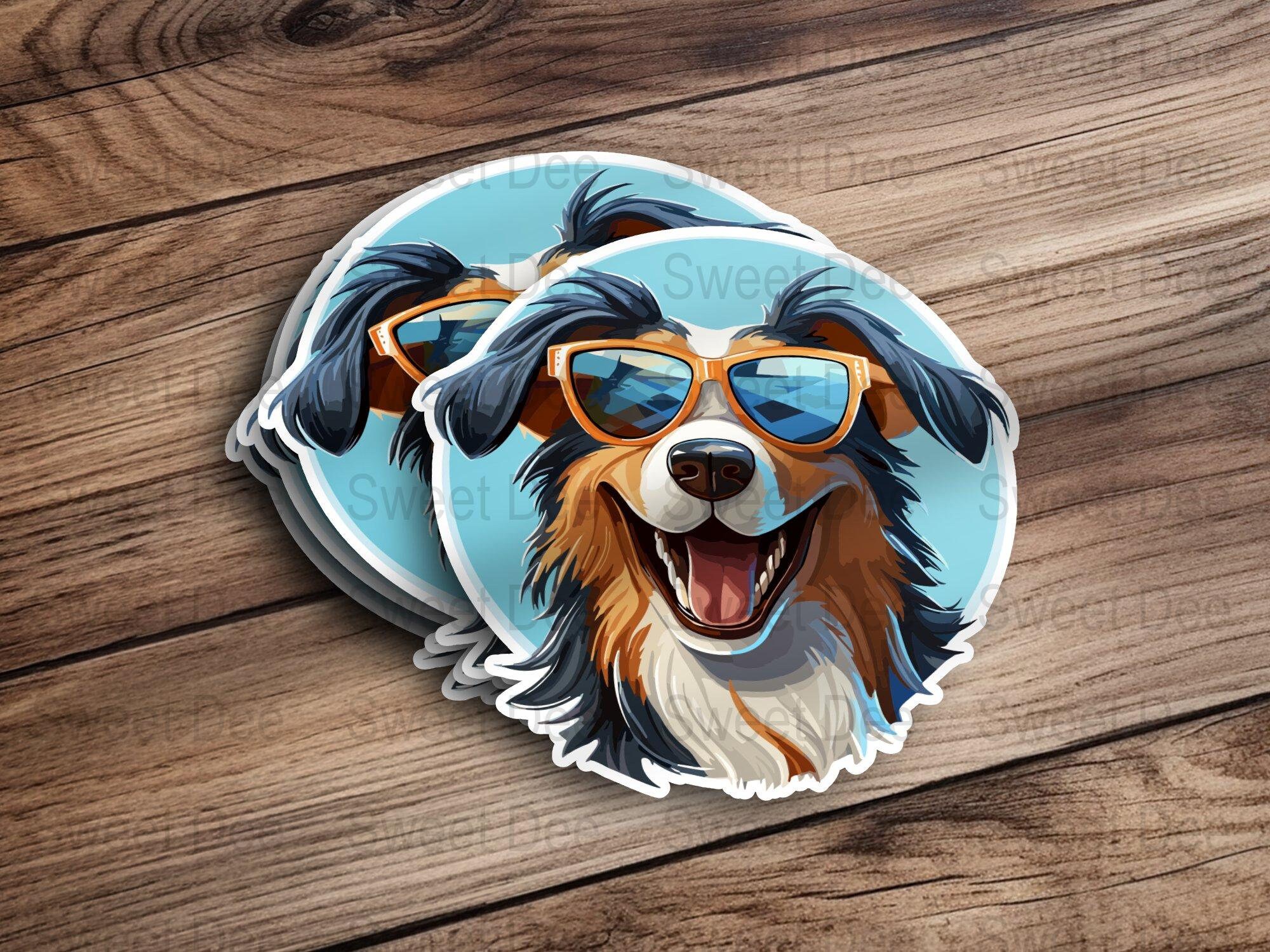 Cartoon Dog Sunglasses Svg Png Eps, Commercial Use Clipart Vector ...