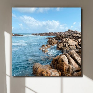 Ocean Coastline View Sea Landscape Rocks Beach Margaret River