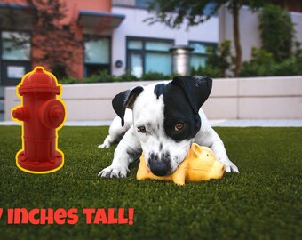 Dog Fire Hydrant Pee Post - Lawn Decor - Puppy Potty Training - Fire Fighters - 7inches & 10inches Options!